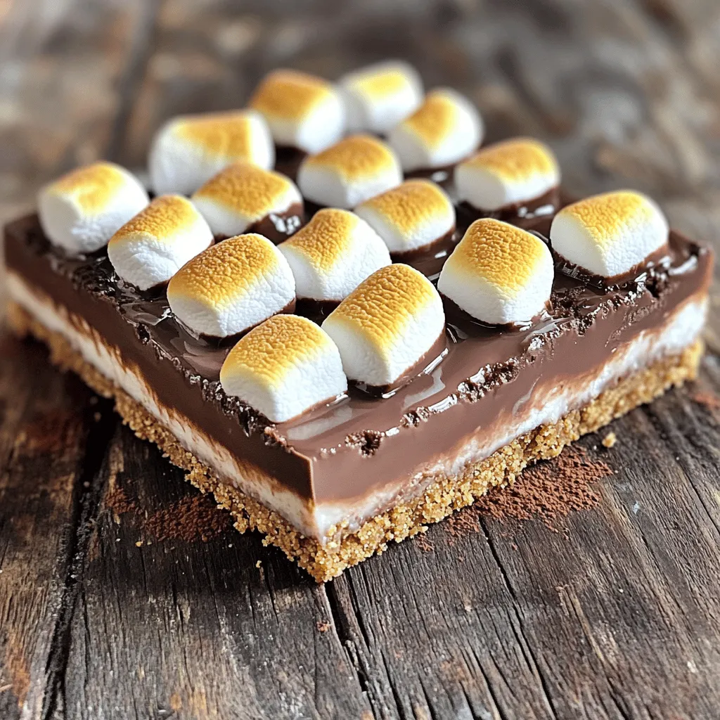 No-Bake S’mores Bars Irresistible and Easy Recipe