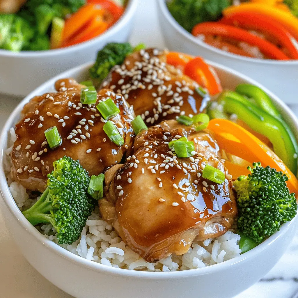 Easy Teriyaki Chicken Bowls Quick and Flavorful Meal