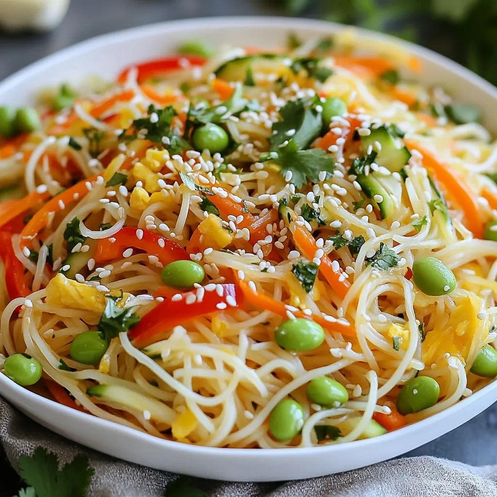 Sesame Ginger Noodle Salad Tasty and Quick Recipe