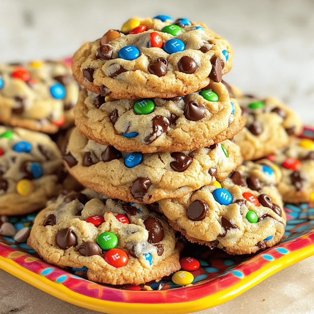 Chewy Monster Cookies Irresistible and Soft Treat
