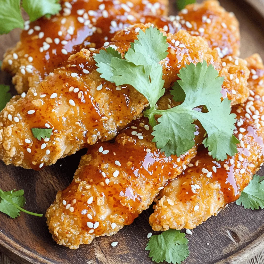 Crispy Sweet Chili Chicken Tenders Easy Delightful Dish