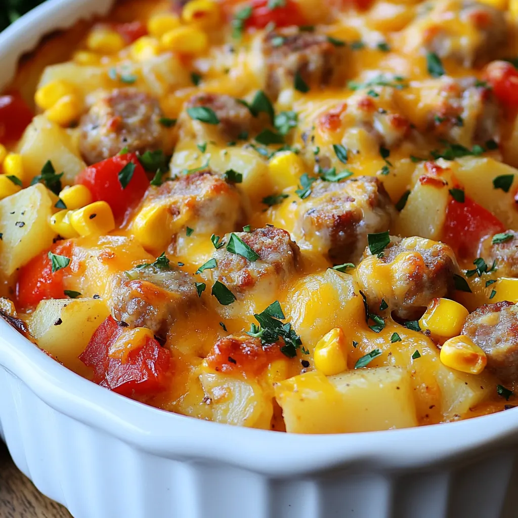 Crockpot Sausage Casserole Hearty and Flavorful Meal