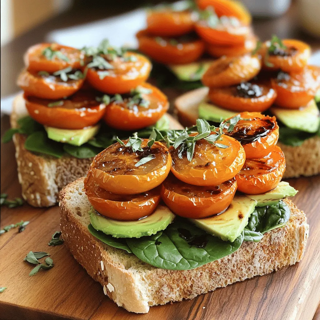 Roasted Tomato Sandwiches with Vegan Aioli Delight