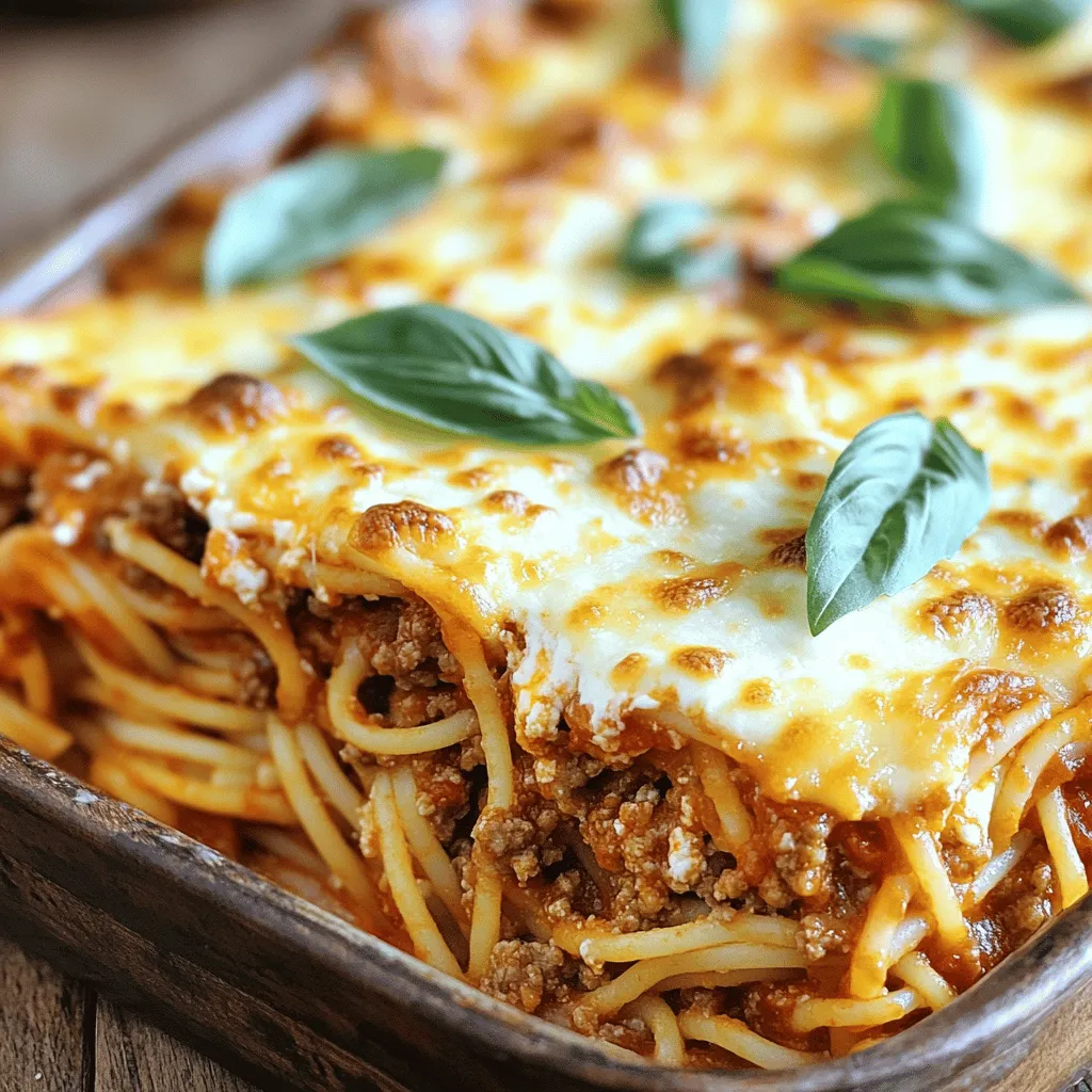 Baked Spaghetti Casserole Hearty Family Dinner Treat