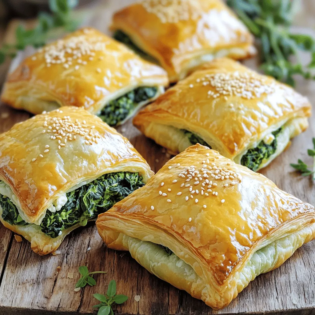 Savory Spinach and Feta Puff Pastry Delight