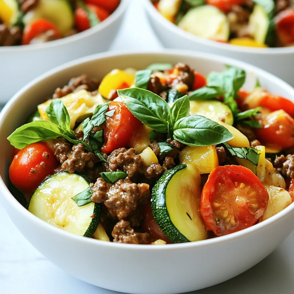 Italian Keto Beef Skillet Flavorful and Easy Recipe