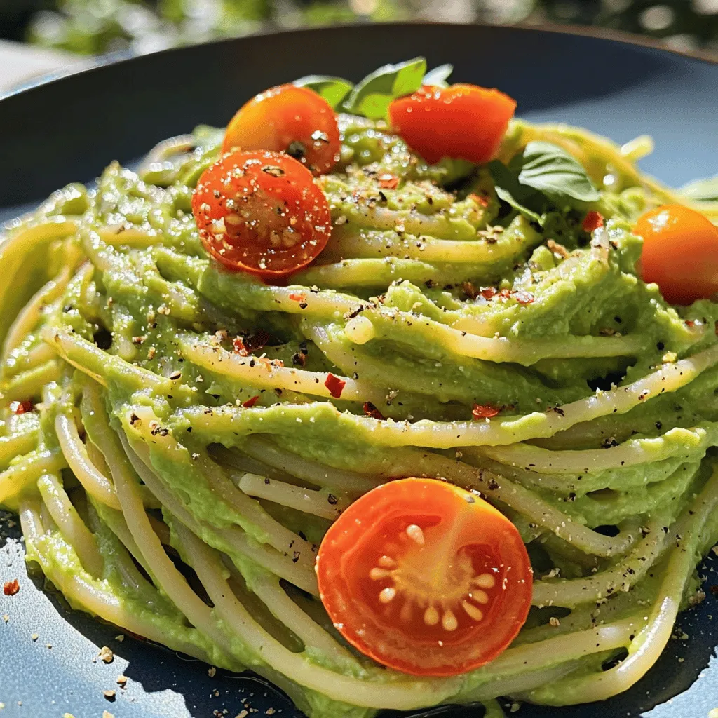 Creamy Avocado Pasta Simple and Delicious Meal
