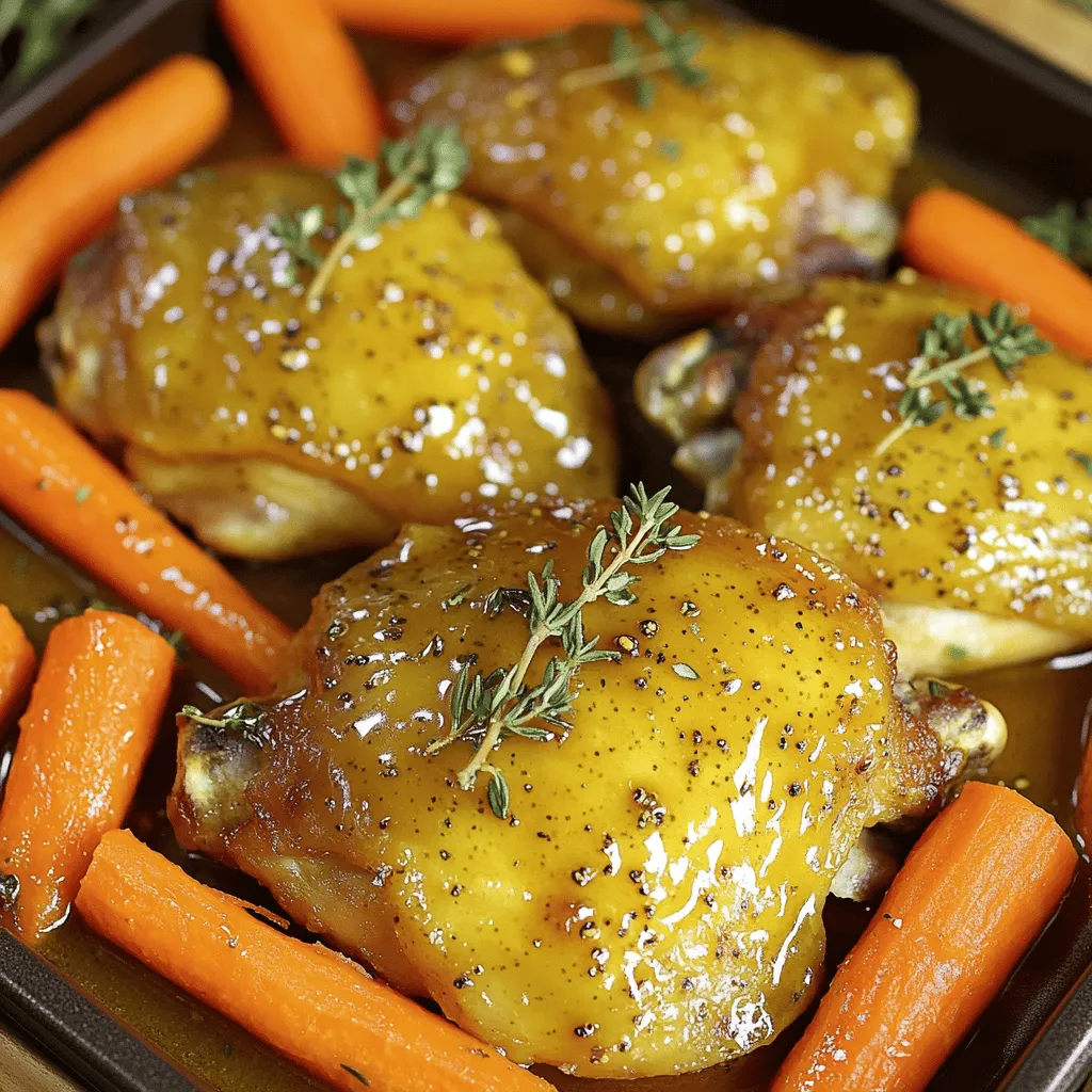 Maple Dijon Chicken &#038; Carrots Sheet Pan Delight