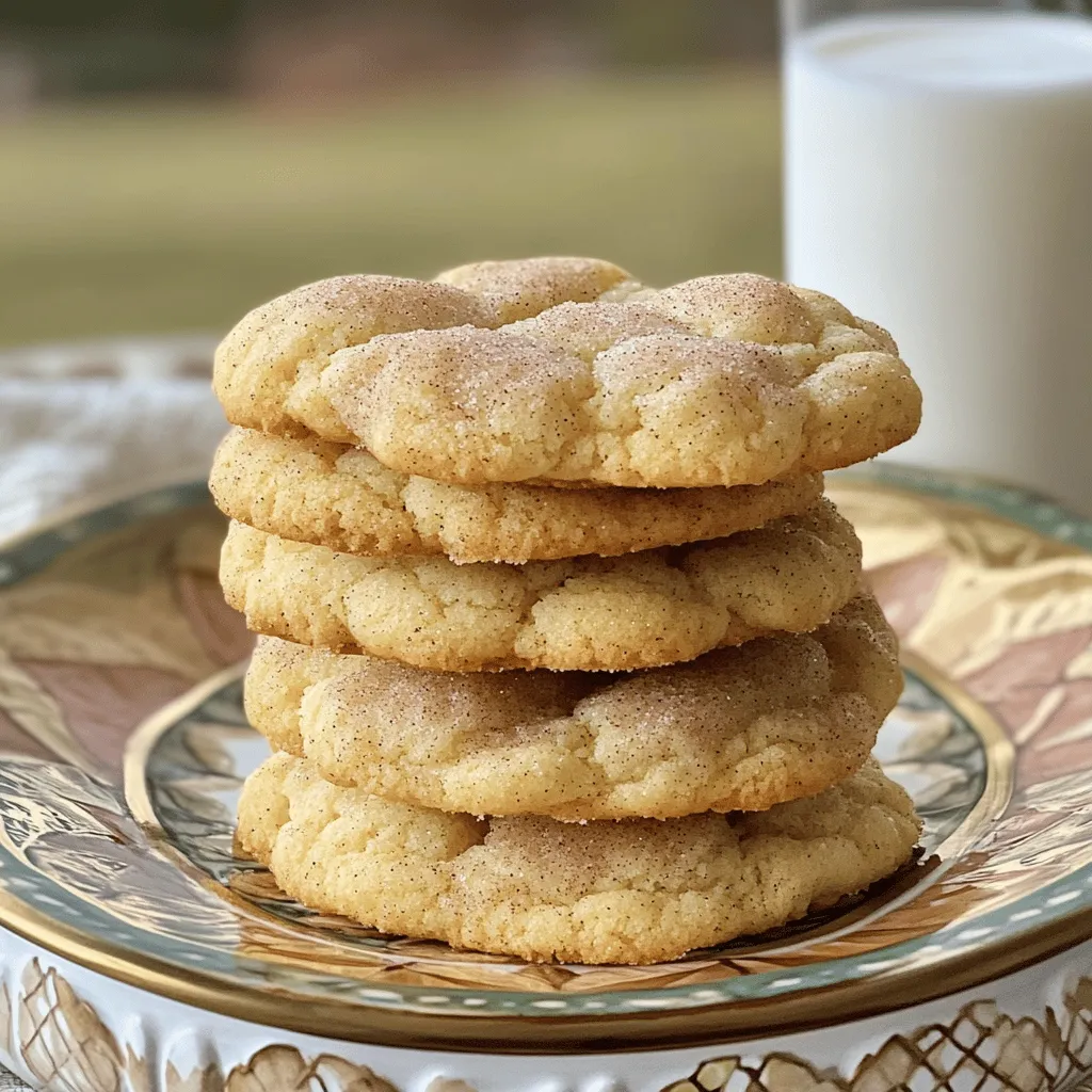 Soft and Chewy Snickerdoodle Cookies Dessert Delight