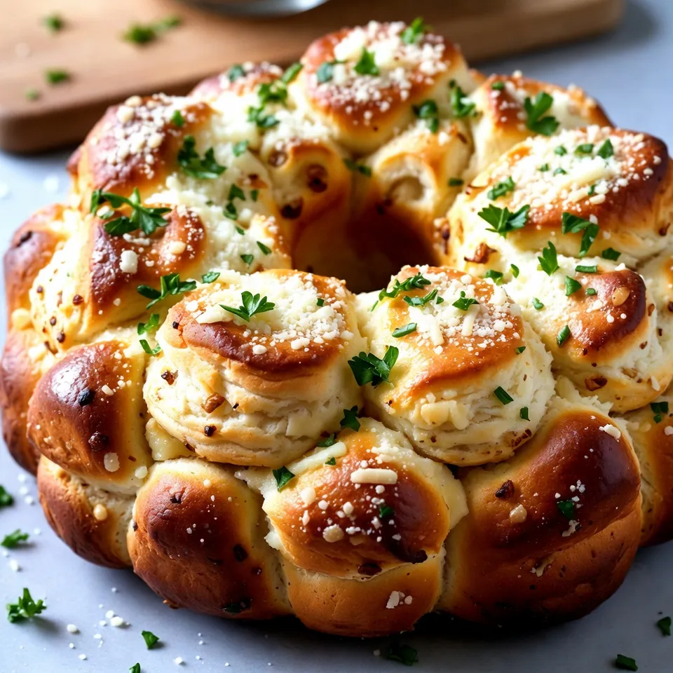 Garlic Parmesan Monkey Bread Tasty and Easy Recipe