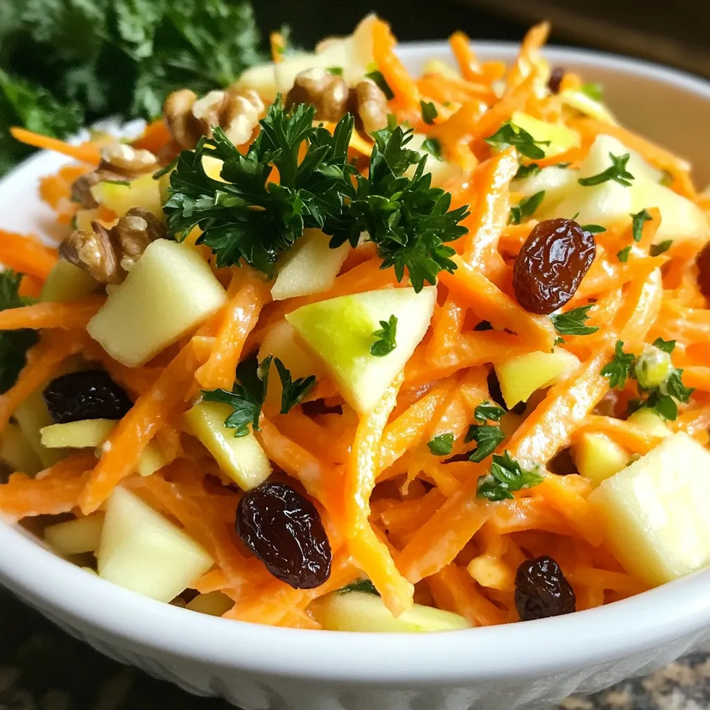 Carrot Apple Slaw Vibrant and Crunchy Salad Recipe