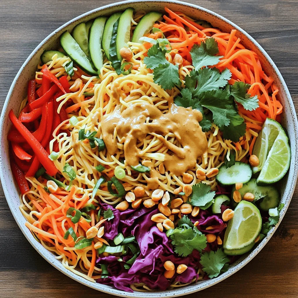 Thai Peanut Noodle Salad Fresh and Flavorful Recipe