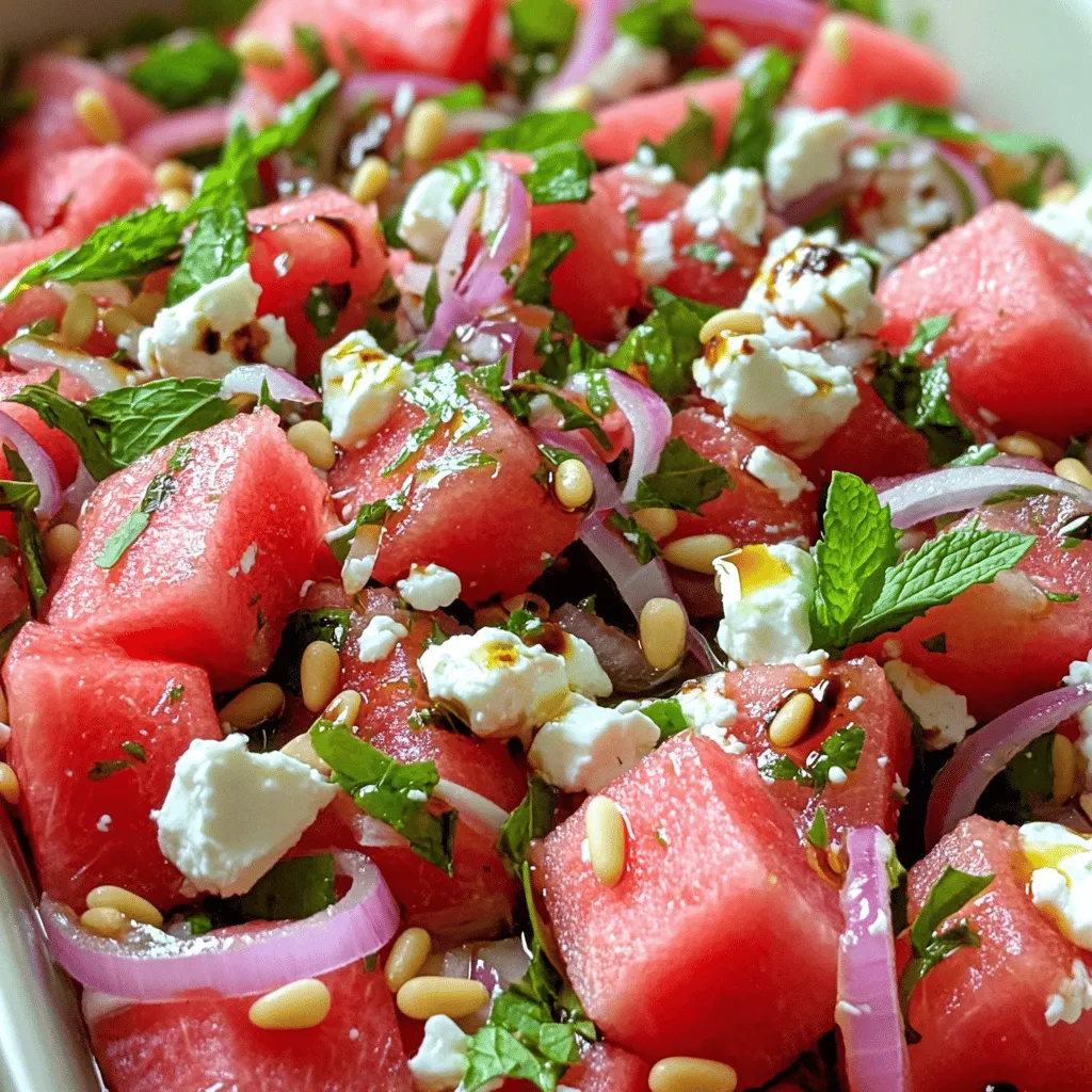 Watermelon Feta Salad Fresh and Flavorful Delight