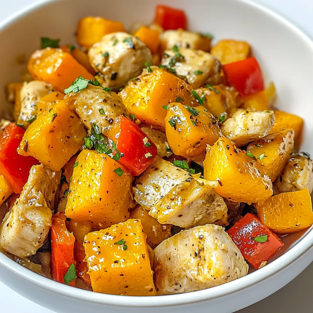 Chicken and Sweet Potato Skillet Flavorful Dinner Dish