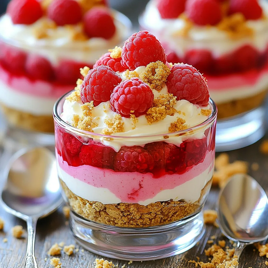 Raspberry Cheesecake Mousse Cups Fresh and Fluffy Delight