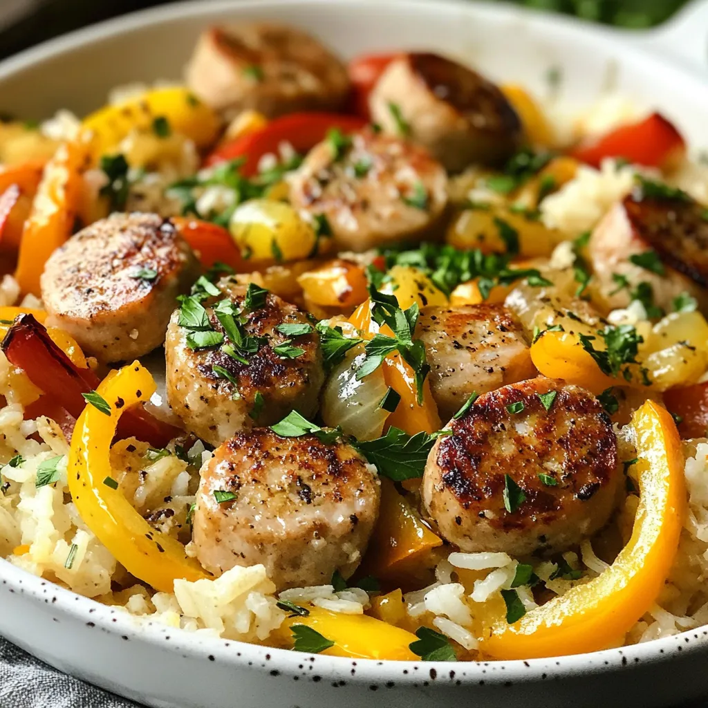 Sausage and Rice Skillet Quick and Flavorful Dish