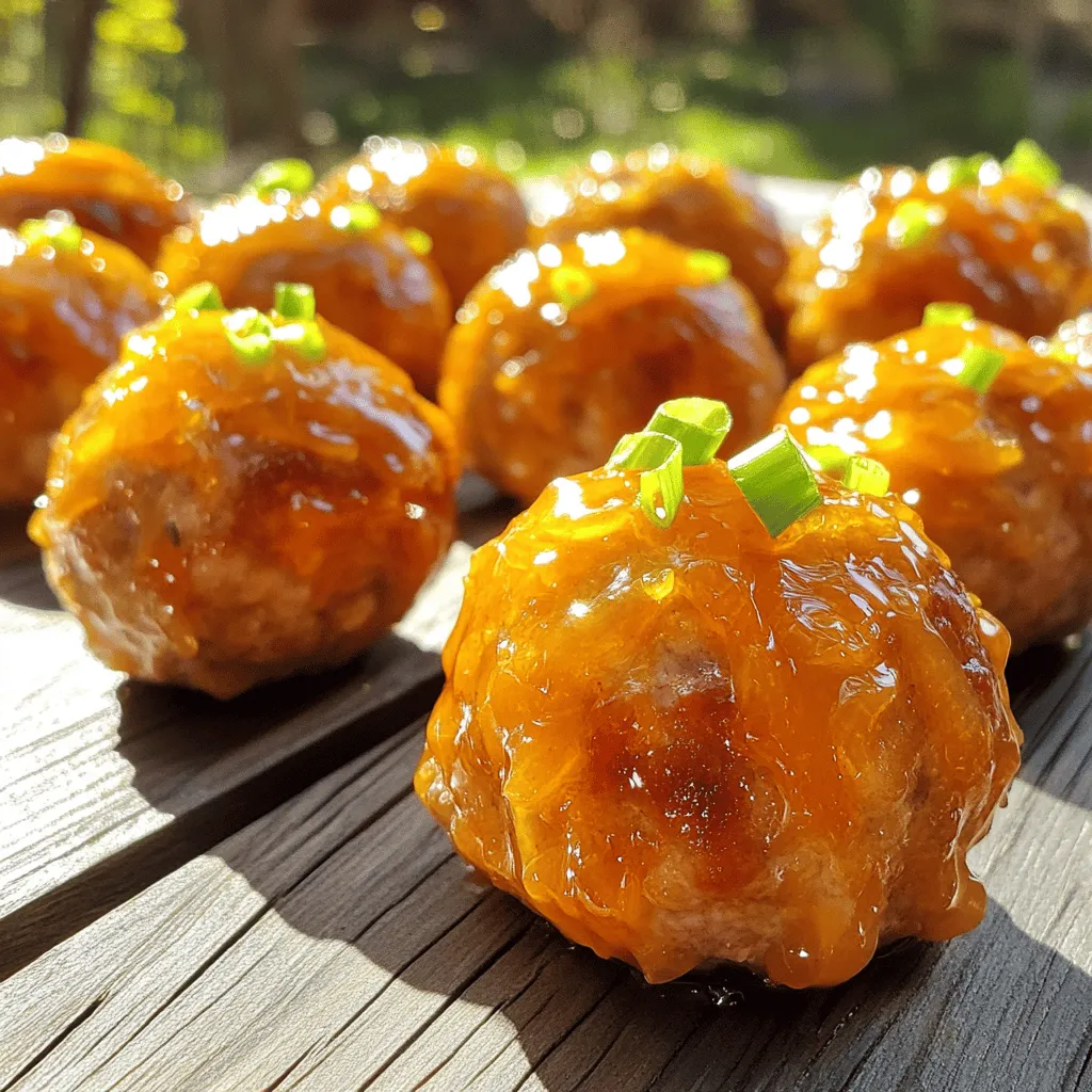Delicious Orange Glazed Turkey Meatballs Recipe