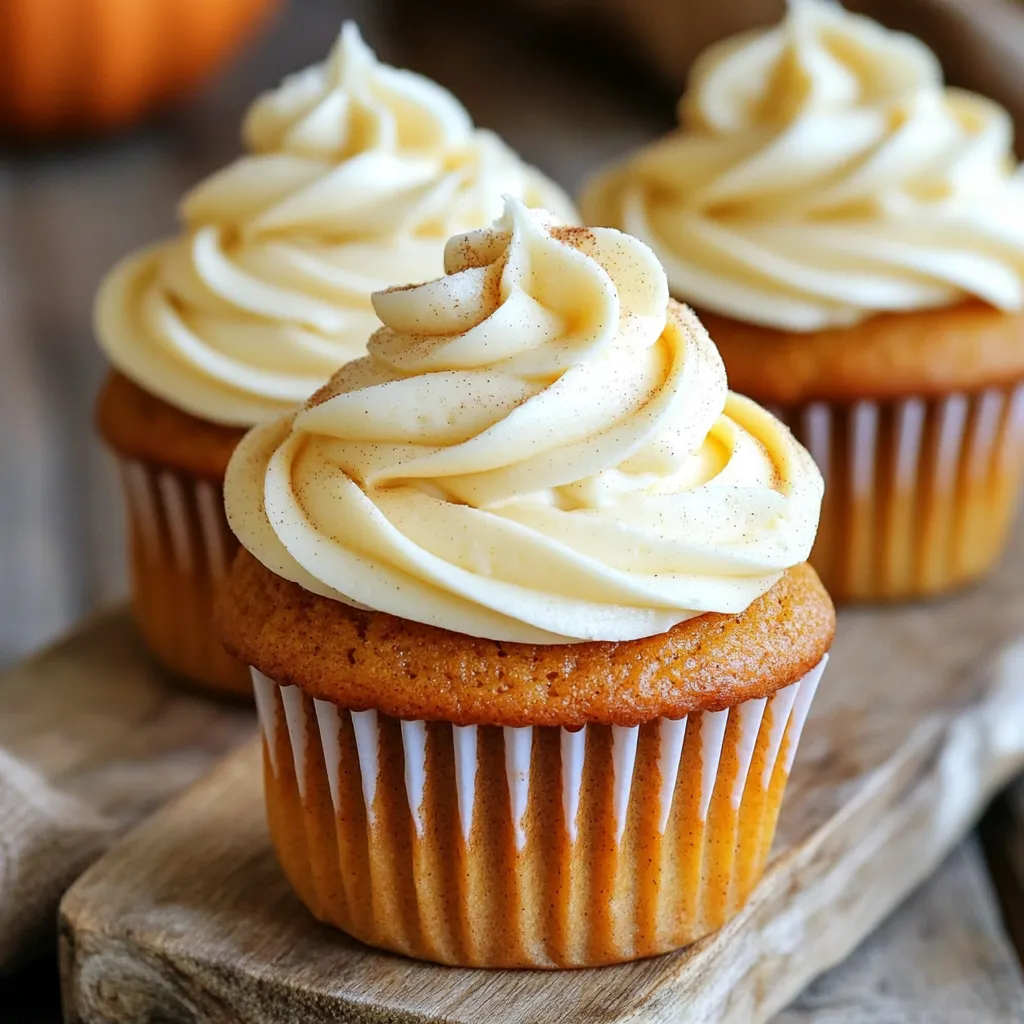 Pumpkin Spice Latte Cupcakes Delightful Fall Treat