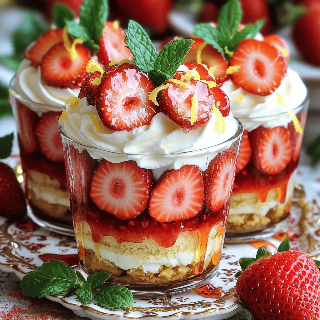 Strawberry Shortcake Cups Simple and Tasty Dessert