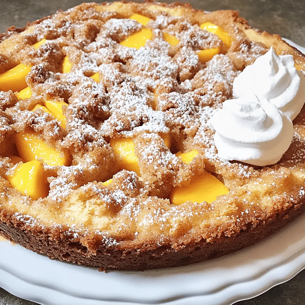 Peach Streusel Coffee Cake Delightful and Simple Recipe