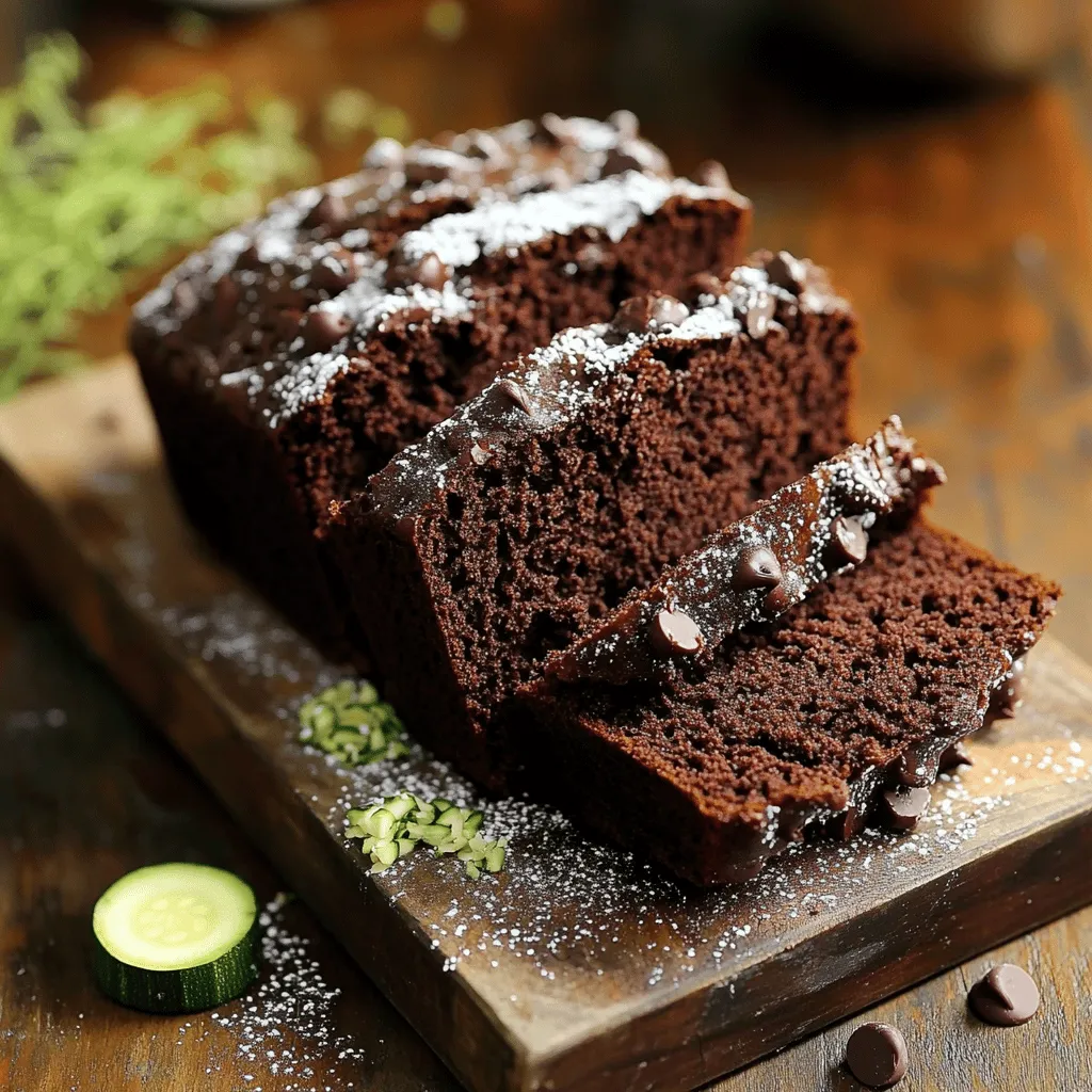 Chocolate Zucchini Bread Bakery Delightful Recipe
