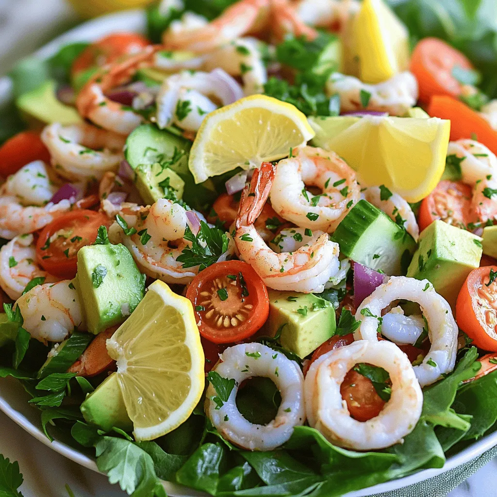 Seafood Salad Fresh and Flavorful Summer Dish