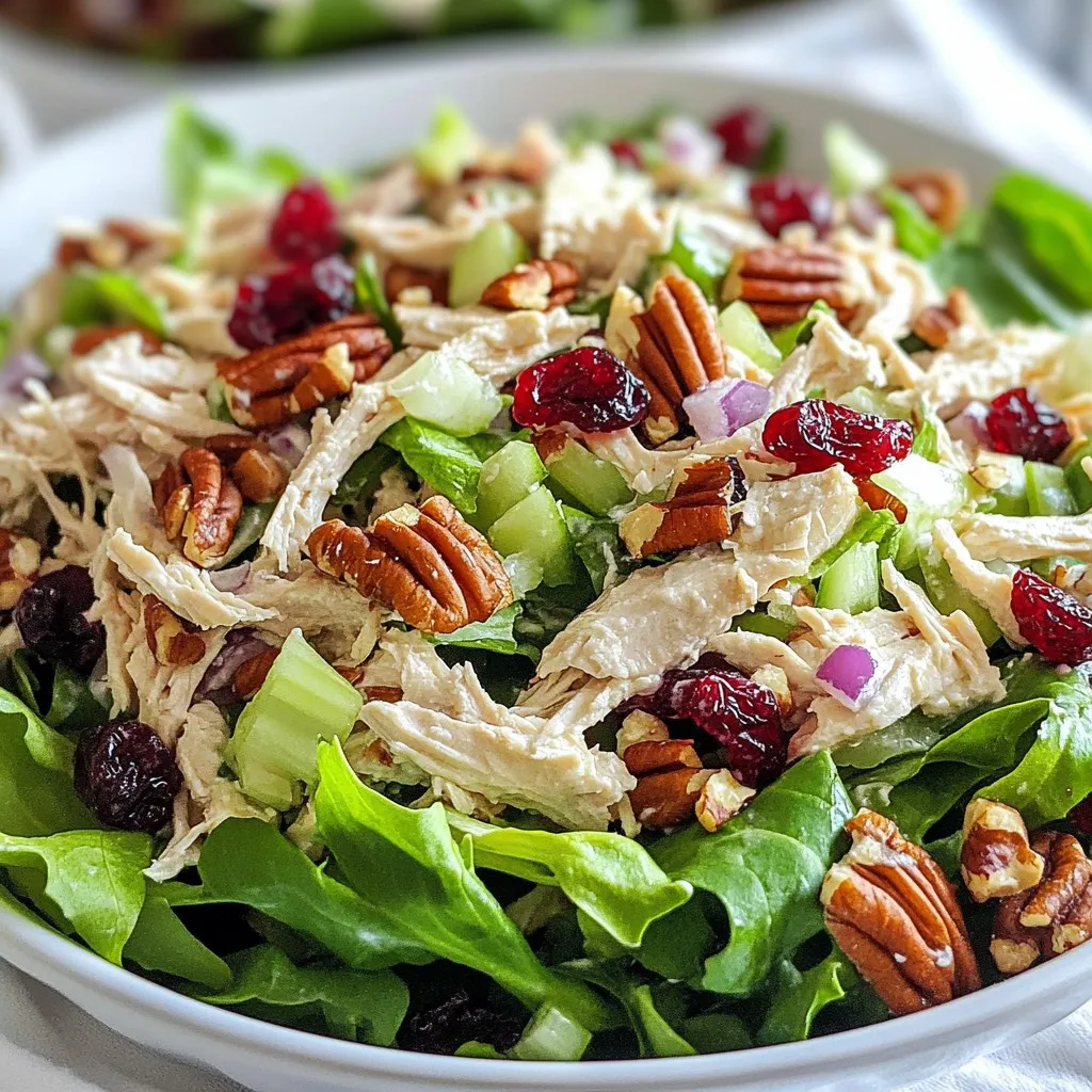 Cranberry Pecan Chicken Salad Fresh and Tasty Meal