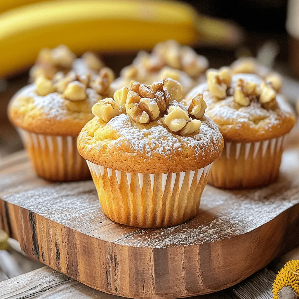 Banana Nut Muffins Delightfully Soft and Tasty Recipe