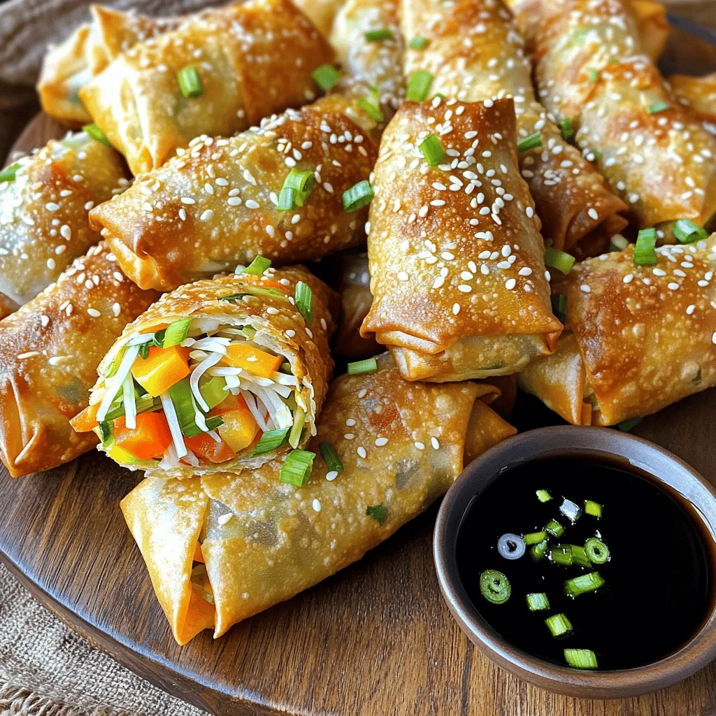 Air Fryer Veggie Spring Rolls Crisp and Flavorful Snack