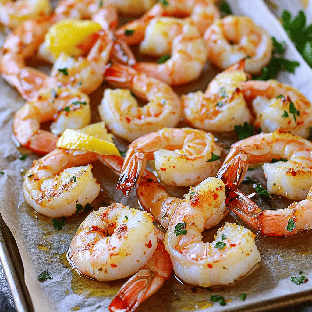 Lemon Garlic Roasted Shrimp Flavorful Easy Dish