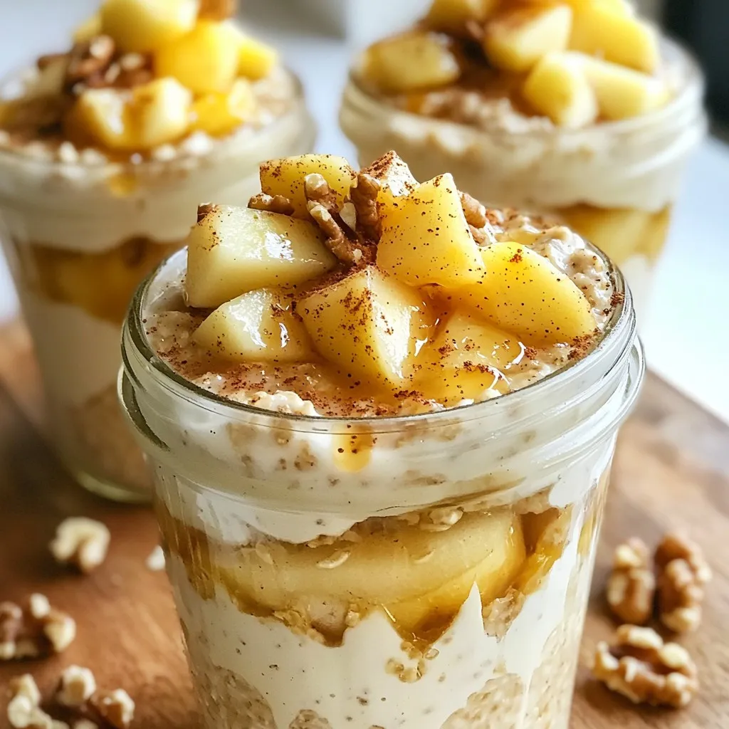 Apple Pie Overnight Oats Tasty and Simple Breakfast