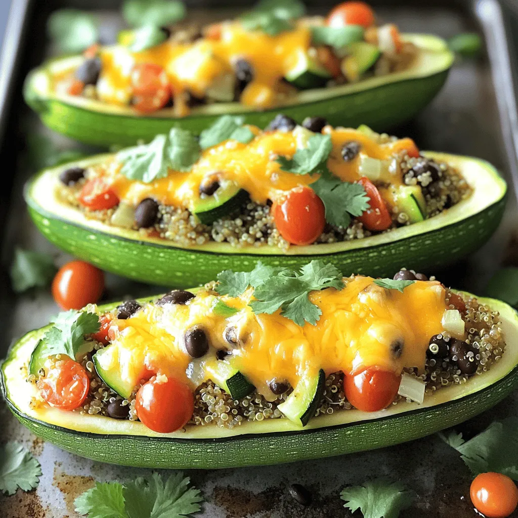 Baked Zucchini Boats Flavorful and Easy Recipe Guide