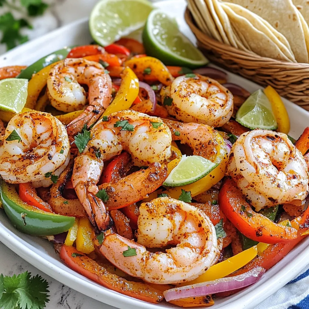 Savory Sheet Pan Chili Lime Shrimp Fajitas Delight