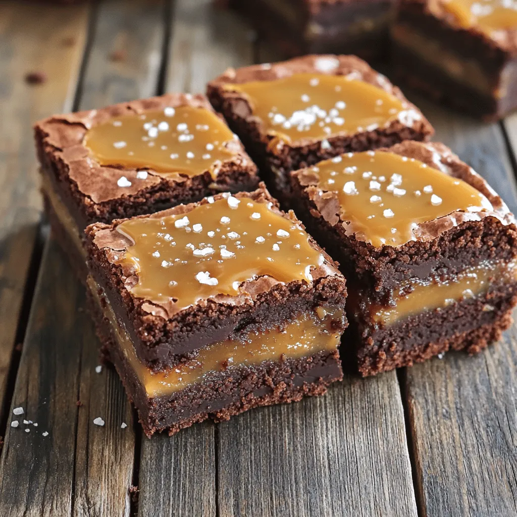 Salted Caramel Brownies Irresistible Fudgy Treat