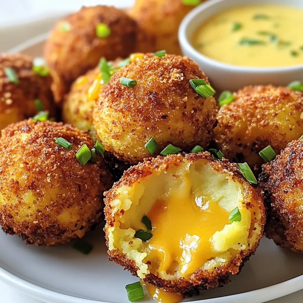 Crispy Stuffed Mashed Potato Balls Flavorful Delight