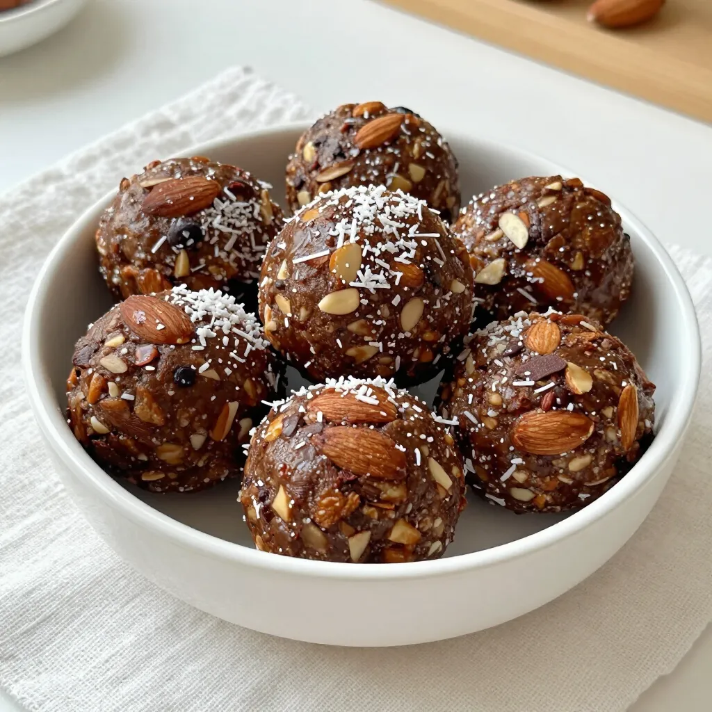 Almond Joy Energy Balls Easy and Healthy Snack