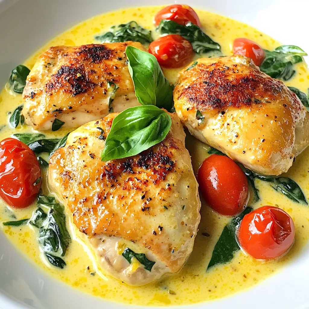 Creamy Tuscan Garlic Chicken Rich and Flavorful Recipe