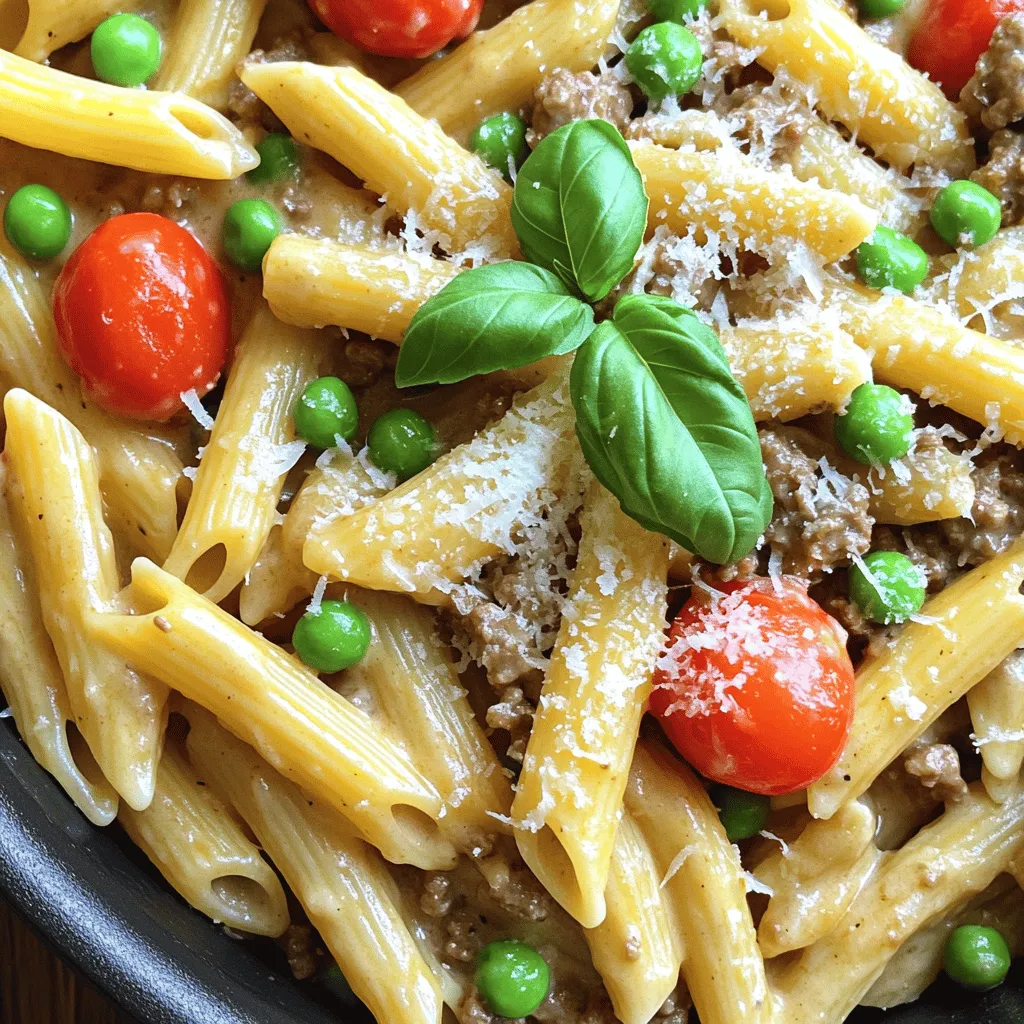 One-Pot Creamy Beef Pasta Easy Weeknight Meal