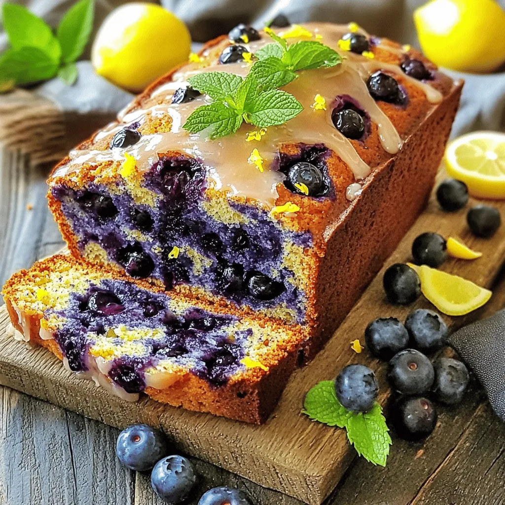 Blueberry Lemon Yogurt Loaf Delightfully Moist Recipe