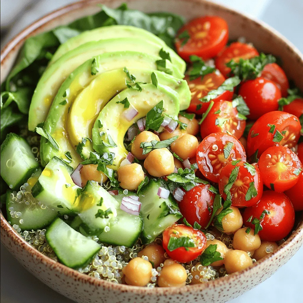 Quinoa Chickpea Power Bowl Vibrant and Nourishing Meal
