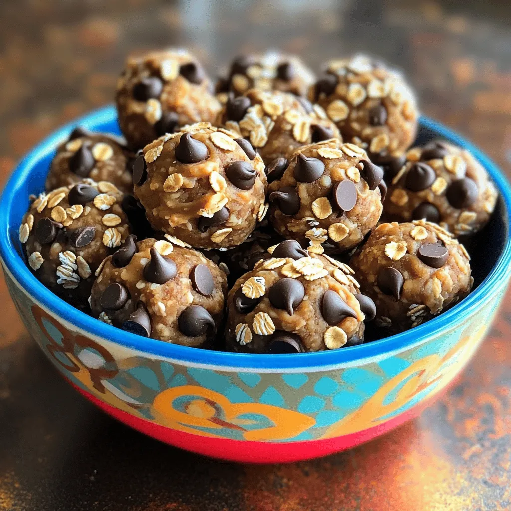 Peanut Butter Chocolate Chip Energy Bites Easy Recipe
