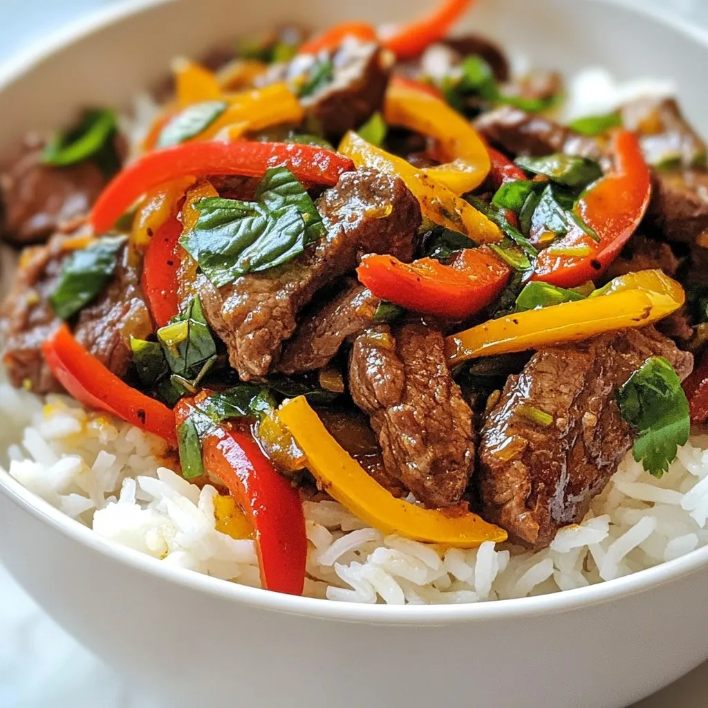 Spicy Thai Basil Beef Bold and Flavorful Recipe