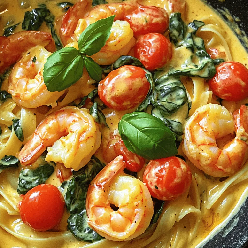 Creamy Tuscan Shrimp Skillet Delightful and Quick Meal