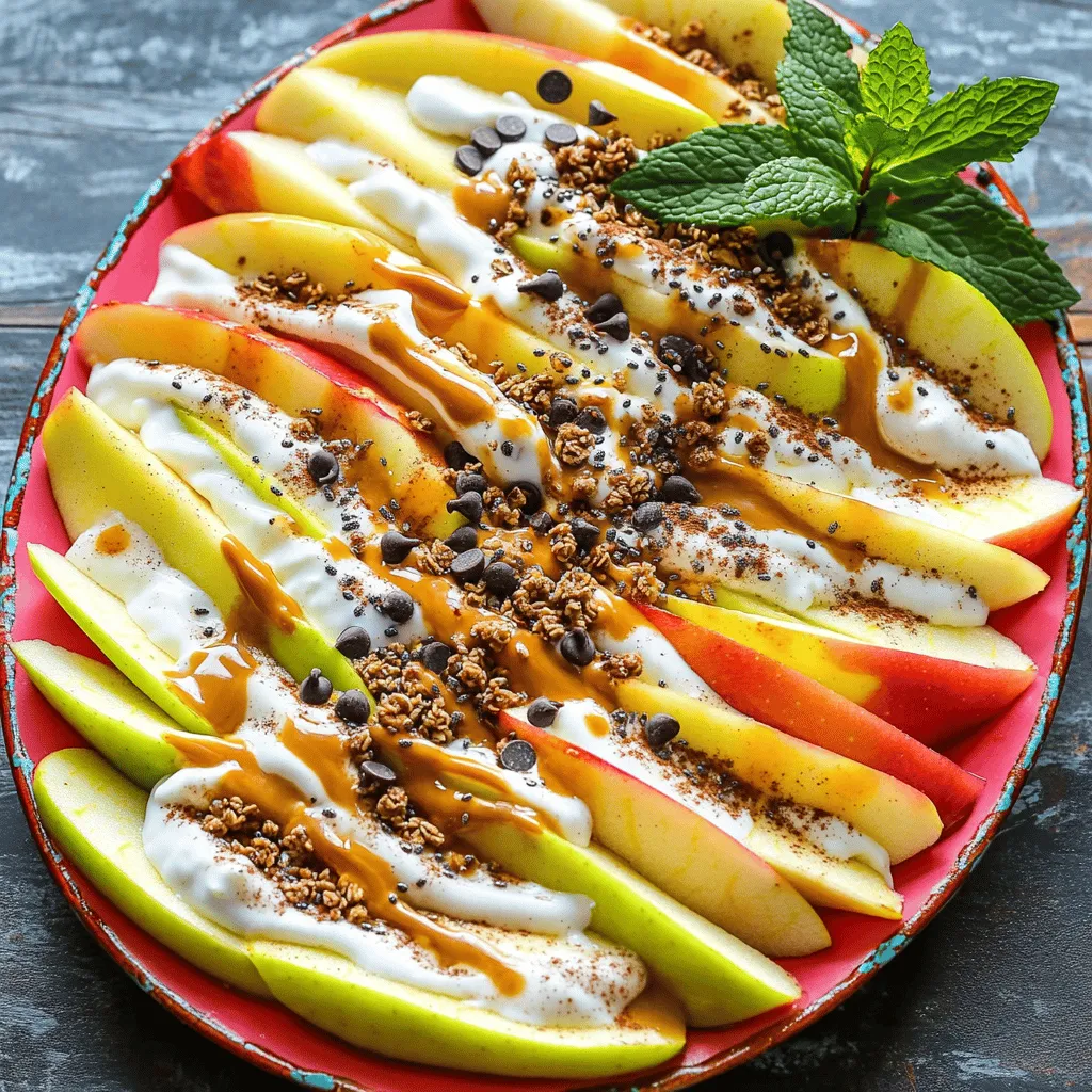 Healthy Apple Nachos Tasty Snack for Everyone