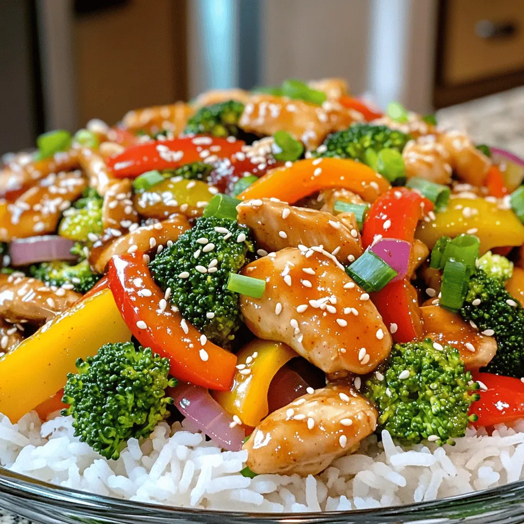 Sweet Chili Chicken Stir Fry Flavorful Dinner Delight