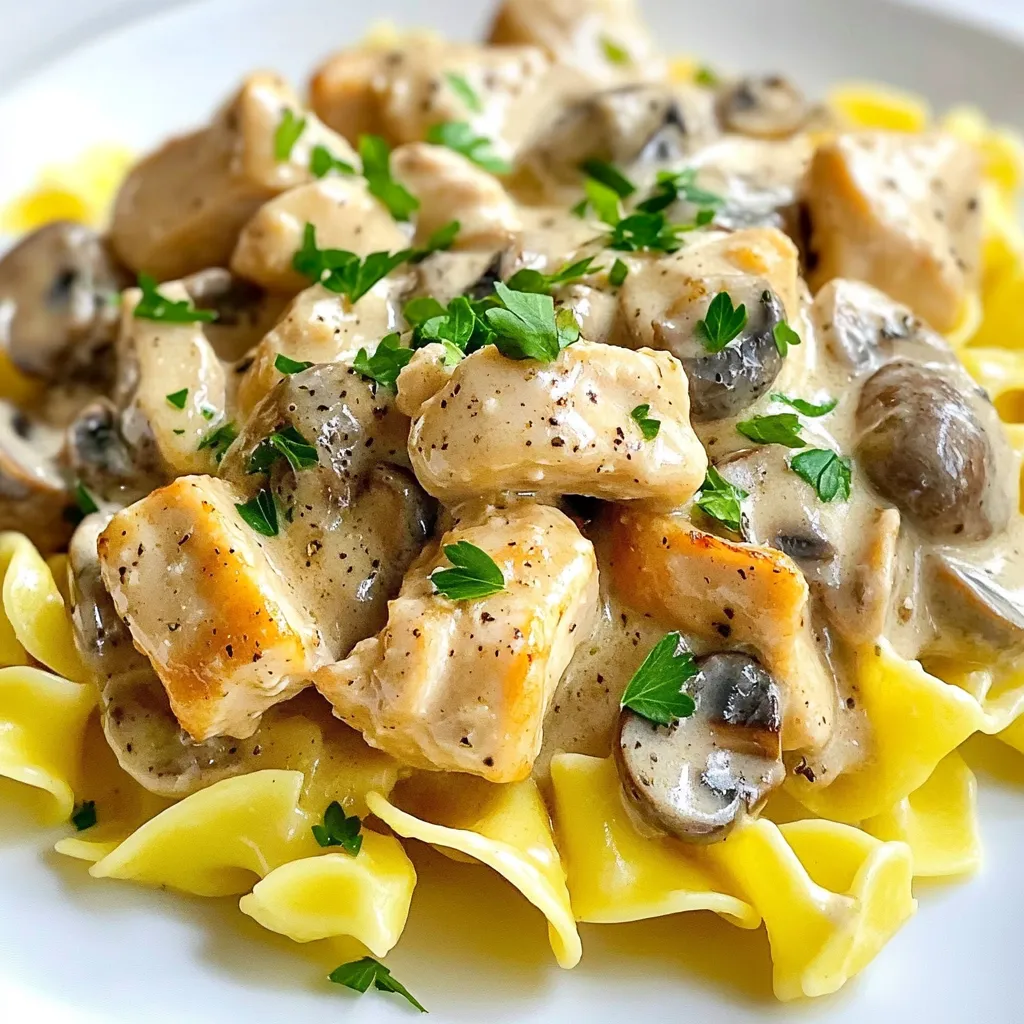 Chicken Stroganoff Savory and Creamy Comfort Dish
