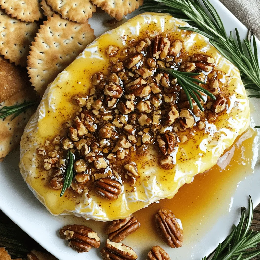 Maple Pecan Baked Brie Decadent Cheese Delight
