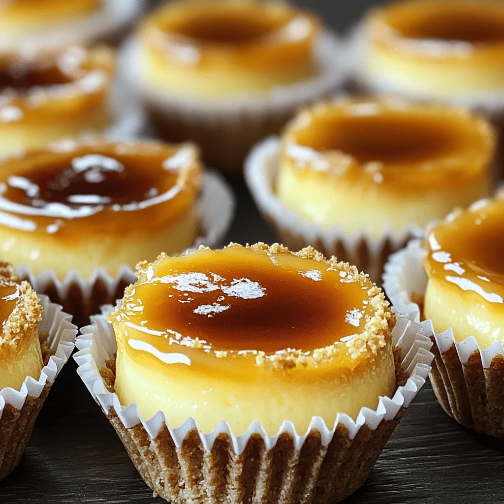 Mini Crème Brûlée Cheesecakes Delicious Dessert Recipe