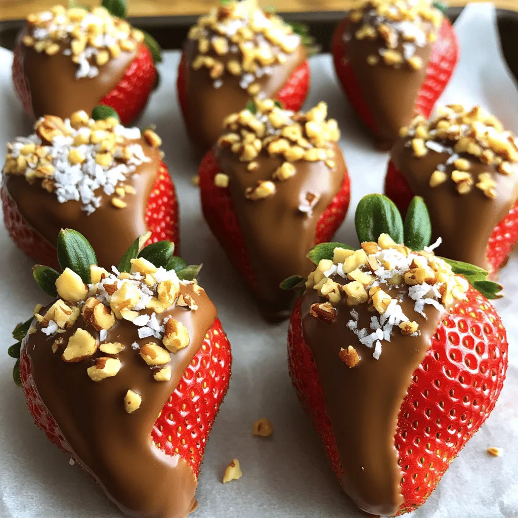 Chocolate Dipped Strawberries Sweet and Simple Treat