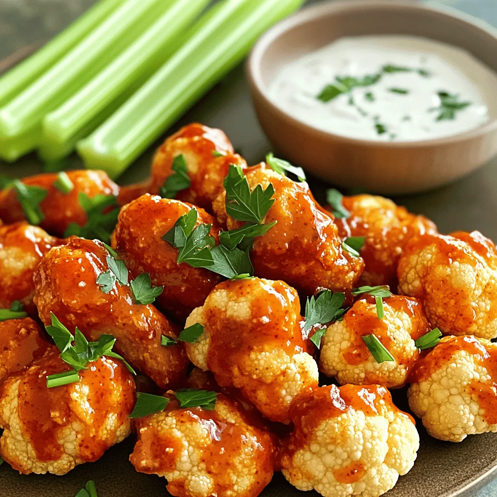 Vegan Cauliflower Buffalo Wings Flavorful and Easy Recipe